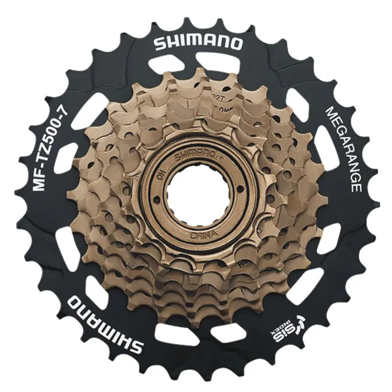 Shimano 7 speed Freewheel Cluster 14-34T Megarange - freedommachine