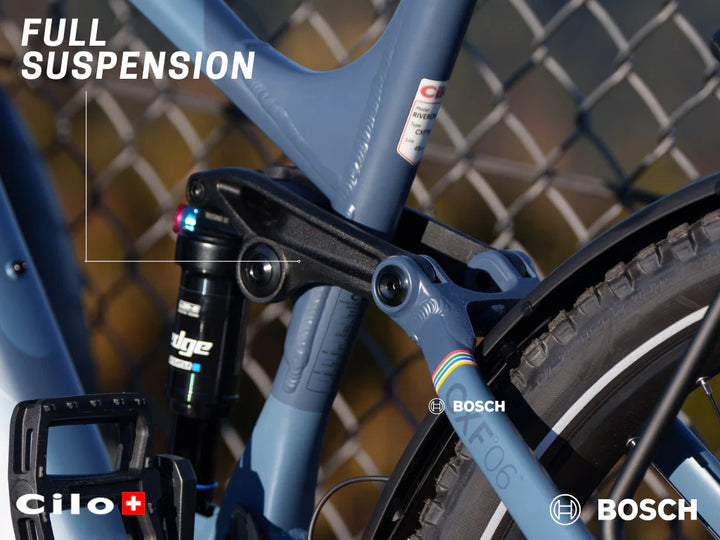 swiss Cilo RIVERCROSS CXF°06+ Full Suspension Trail eBike