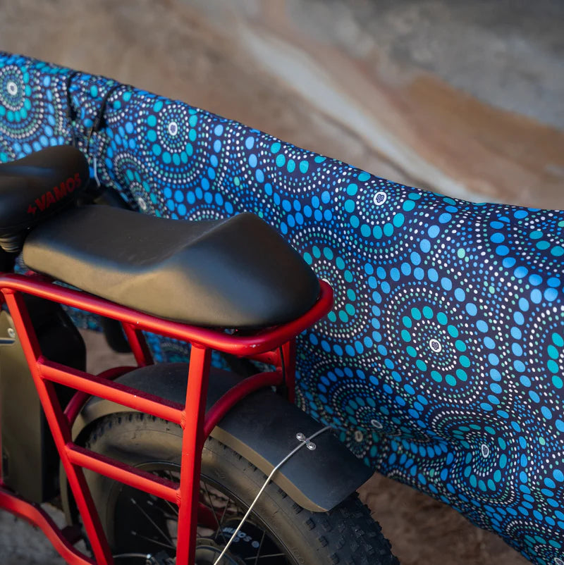 Vamos Rear Passenger Seat + Foot Pegs Attachment for Amigo - freedommachine