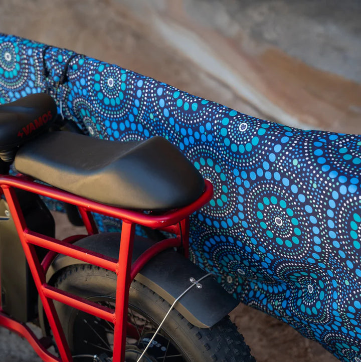 Vamos Rear Passenger Seat + Foot Pegs Attachment for Amigo - freedommachine