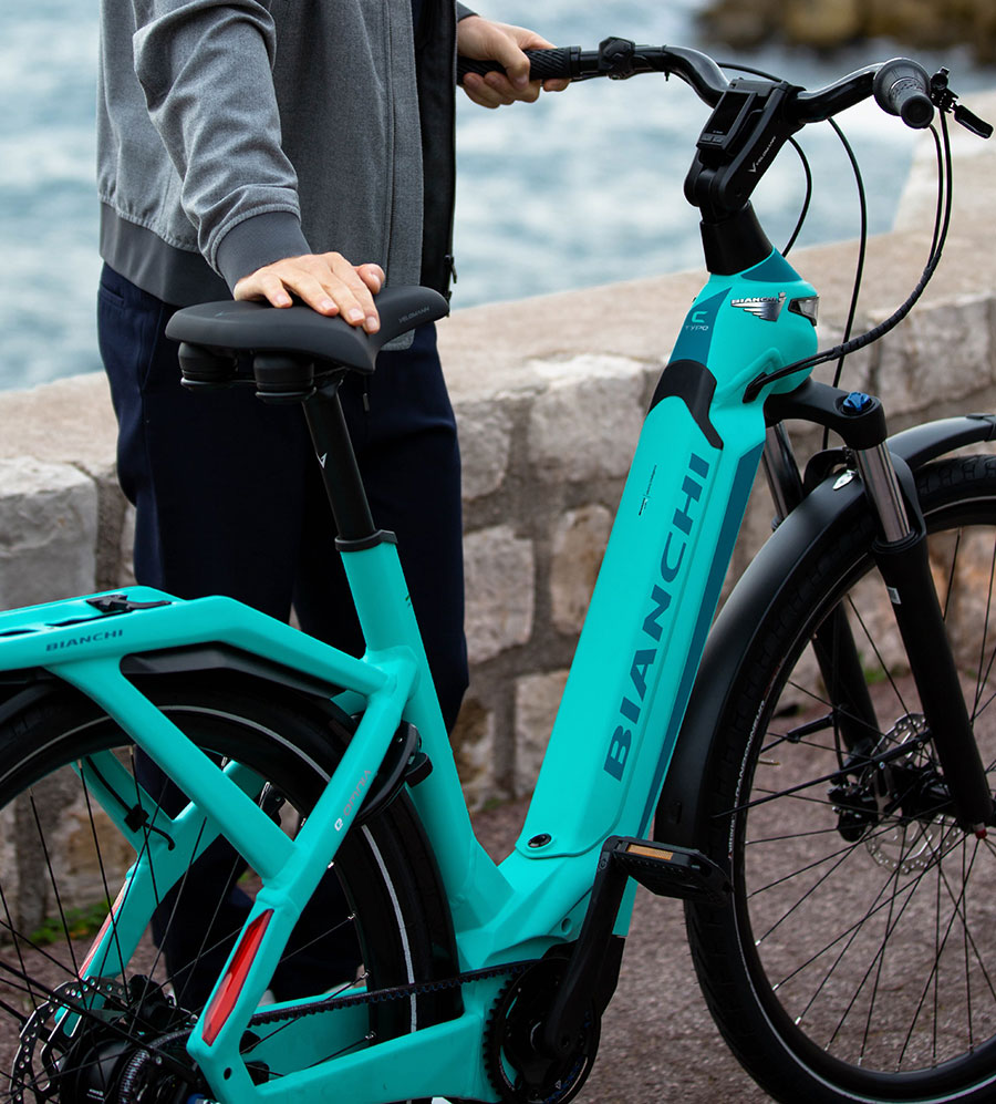 BIANCHI e-omnia C-Type Nexus 5 speed StepThru - freedommachine