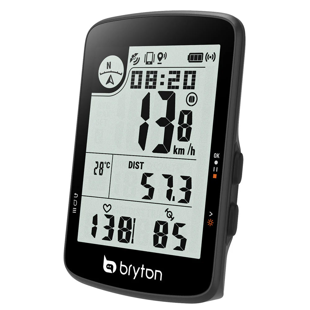 Bryton Rider 17 E GPS Cycle Computer Black - freedommachine