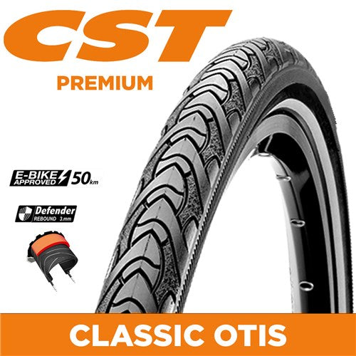 CST Tyre Classic Otis Hybrid C1777 - 700 x 35 - Kevlar 3mm Layer W/Ref Strip - freedommachine