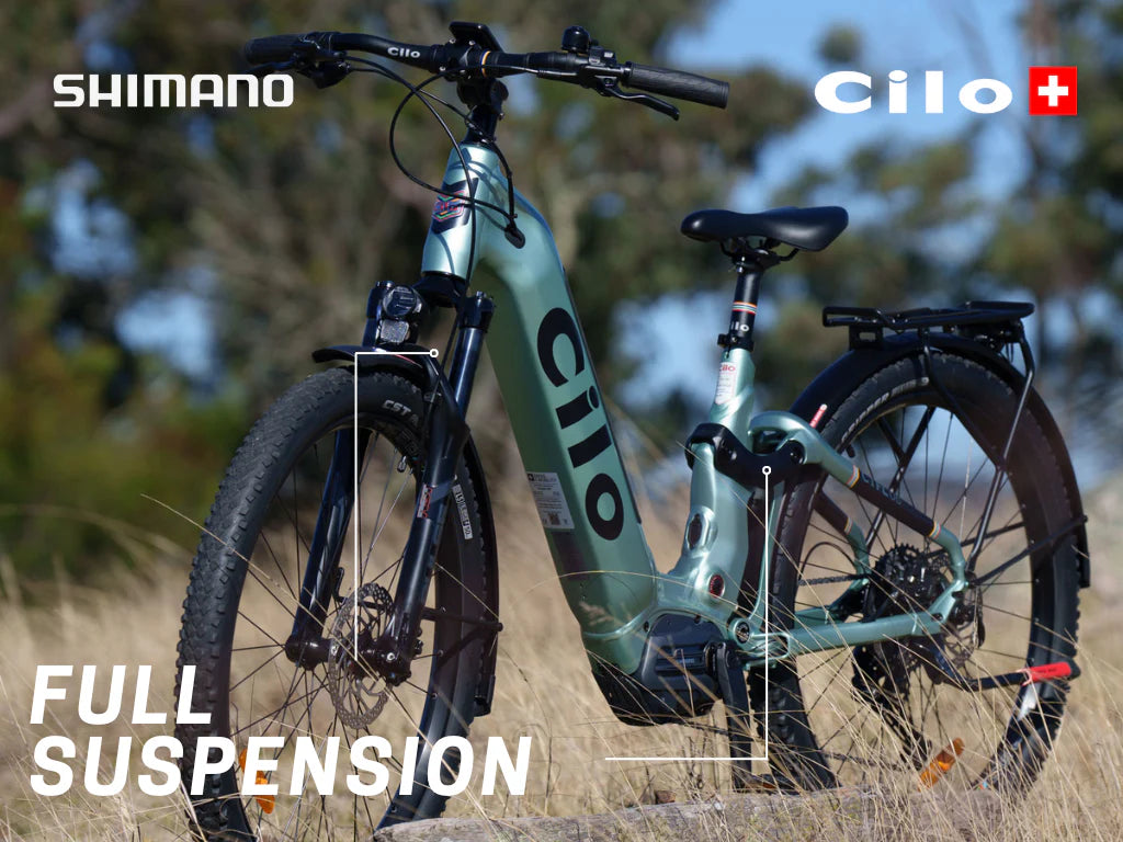 SWISS Cilo RIVERTOUR CTFL°06 Full-Suspension Step-Through eBike