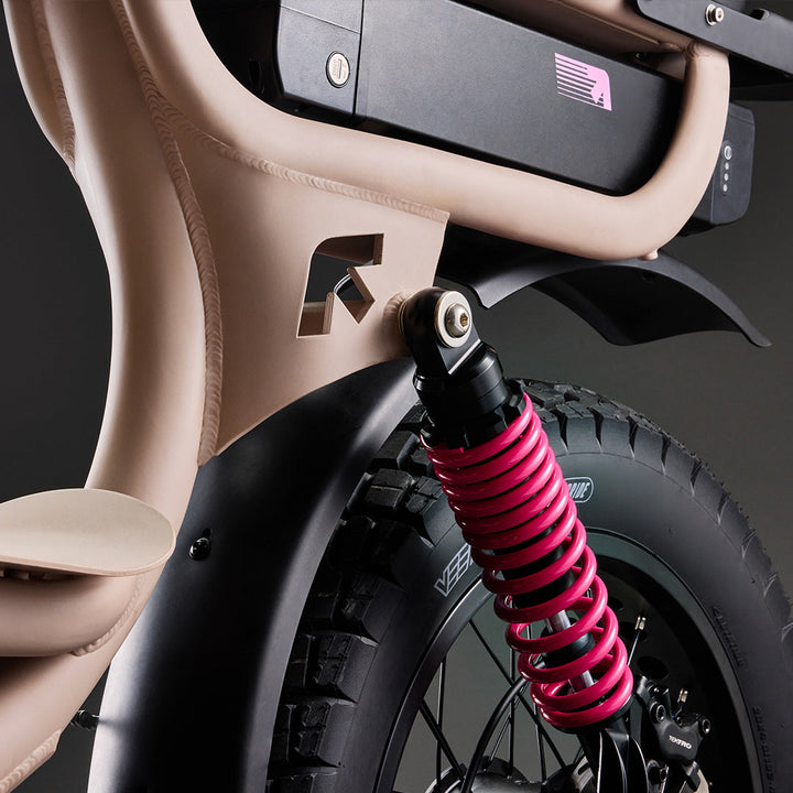 E-bike with suspension - FR333 from Flight Risk Australia