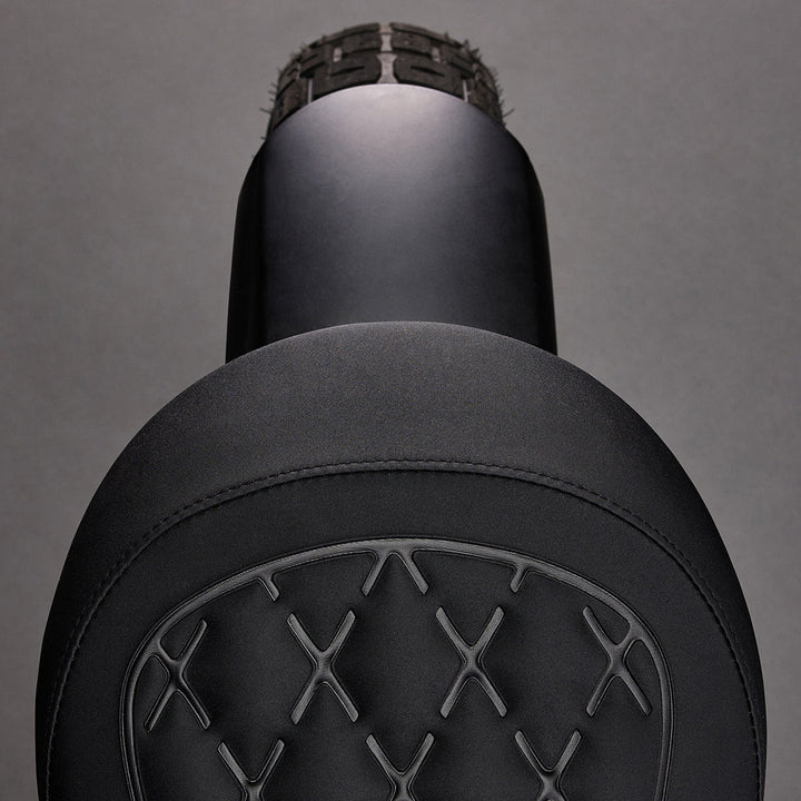 Black fat tyre electric bike from Flight Risk - FR666 Black