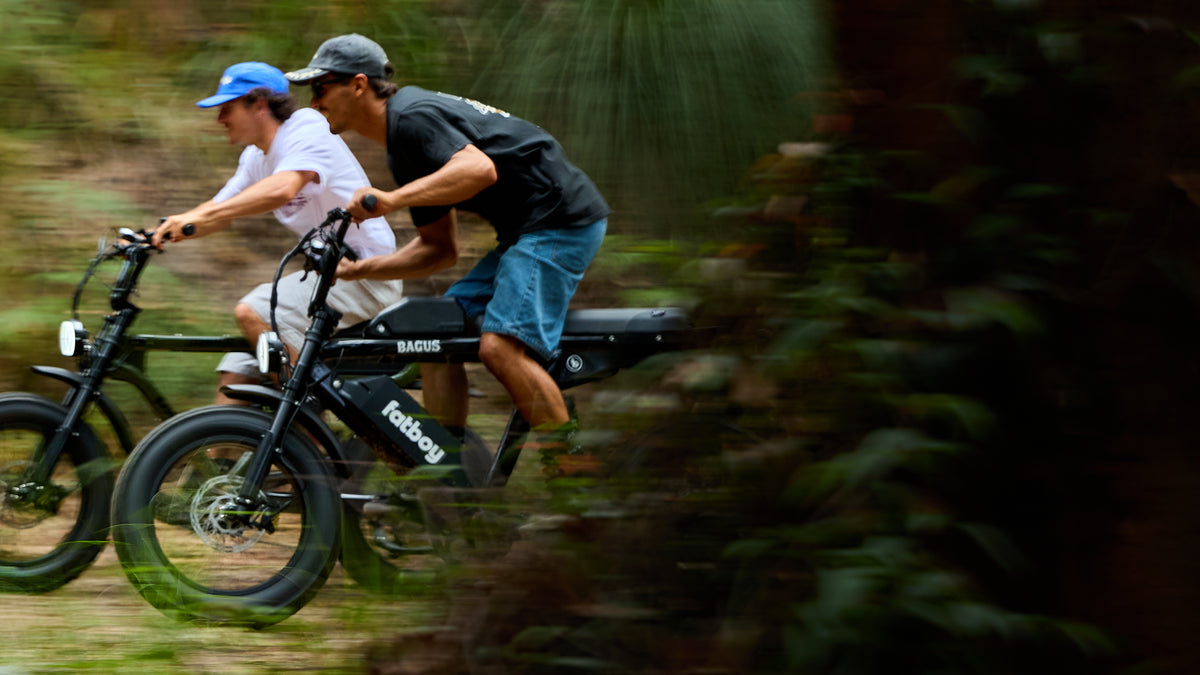 Fatboy E-bike ire at E-machines Byron Bay