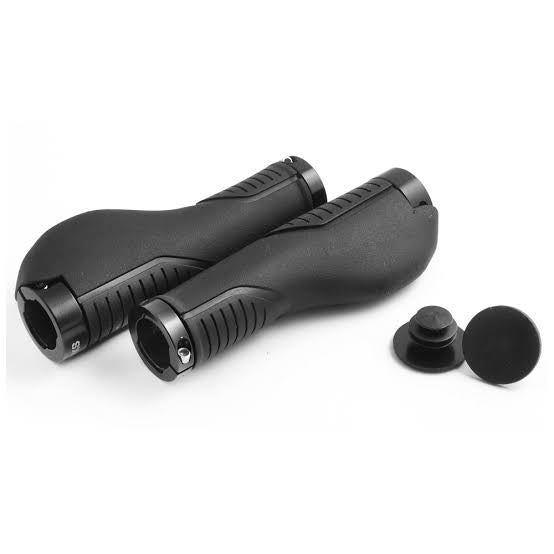 Clarks Grips - 140mm - Black - double alloy lock rings – freedommachine