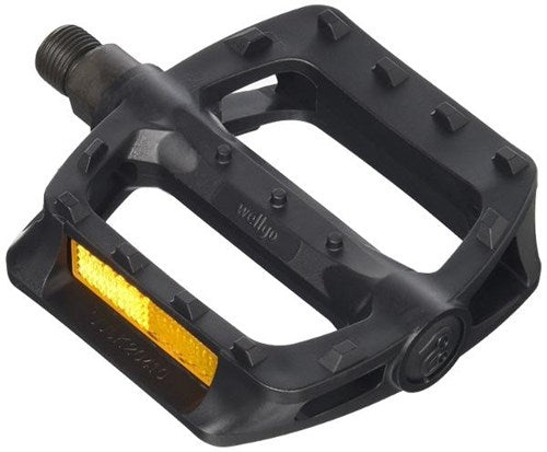 QBP Pedal Plastic Mtb General Style 9/16 Black - freedommachine