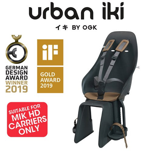 Urban Iki - Rear Seat - MIK HD Carrier Only Bincho Black/Kurumi Brown - freedommachine
