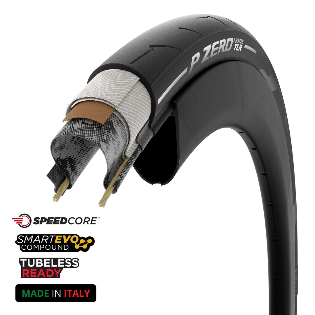 Pirelli P ZERO Race TLR Tire - 700 x 28 Tubeless Folding Classic Tan - freedommachine