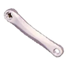 CRANK ARM LH 175mm, Diamond Taper, Low Profile, Alloy SILVER - freedommachine