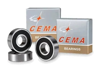 Cema Sealed Bearings Hub 6003LLB 15 x 35 x 11mm, Chrome Steel - freedommachine