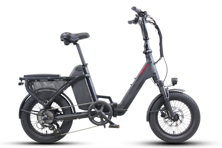 Vamos Doblez 2026 folding electric bike in black, side view